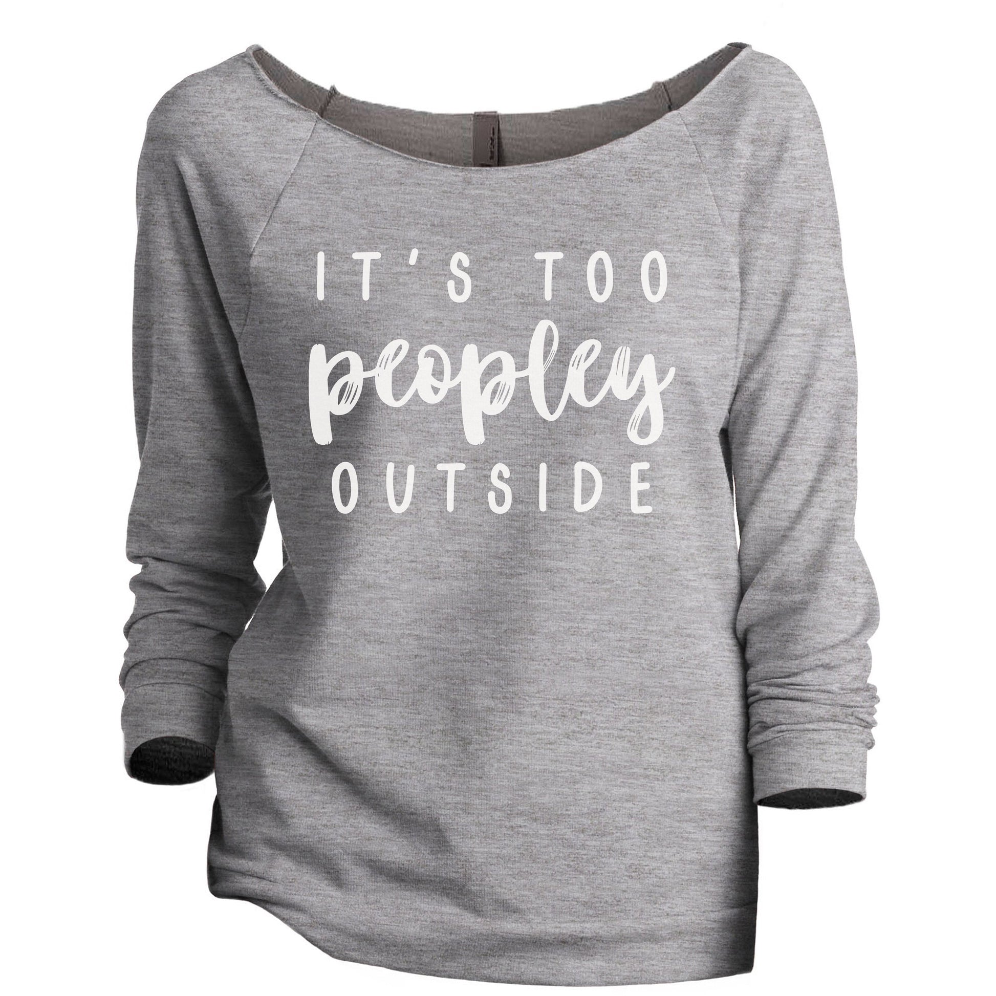 Slouchy Crew Neck Graphic Sweatshirt for Girls