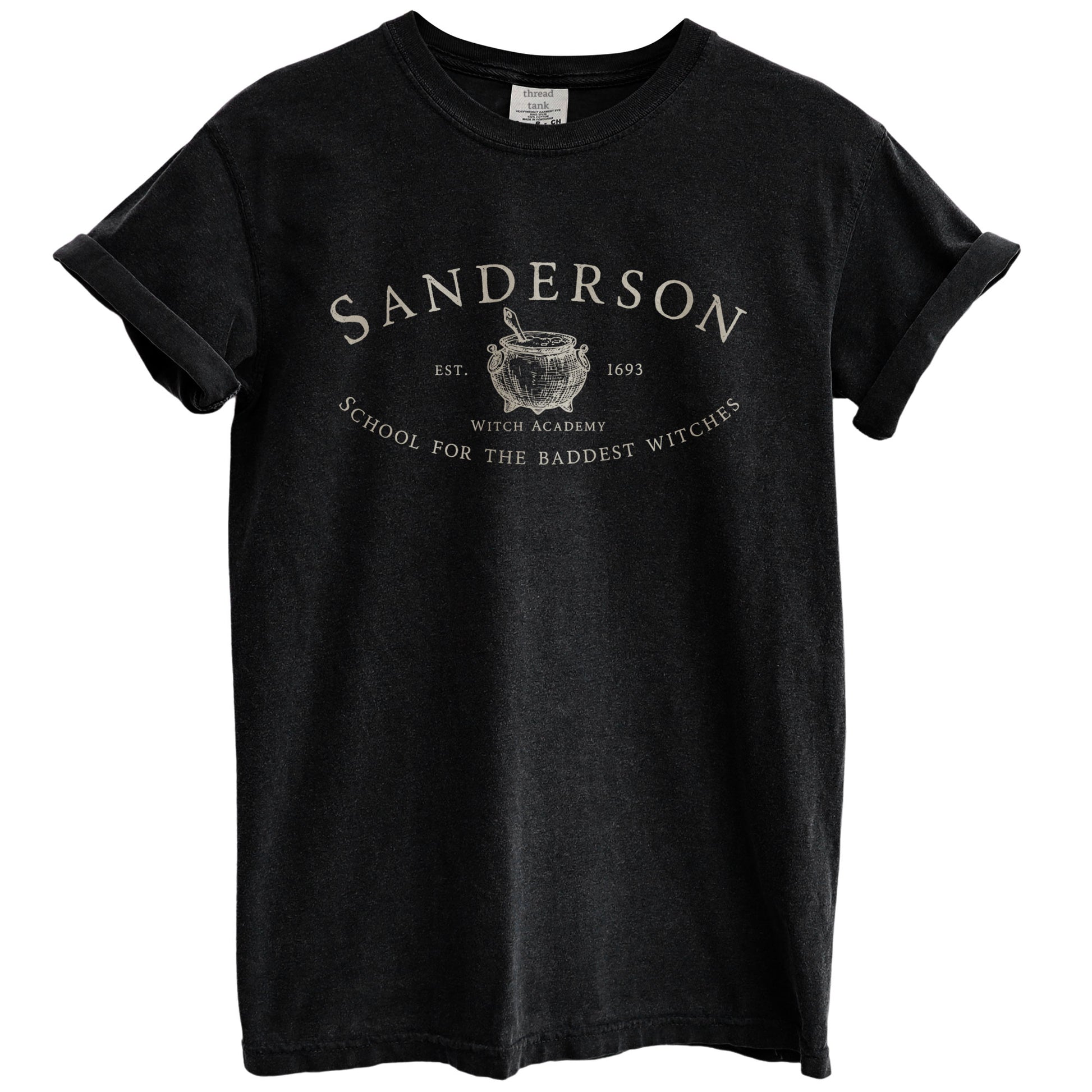 sanderson witch academy oversized garment dyed shirt