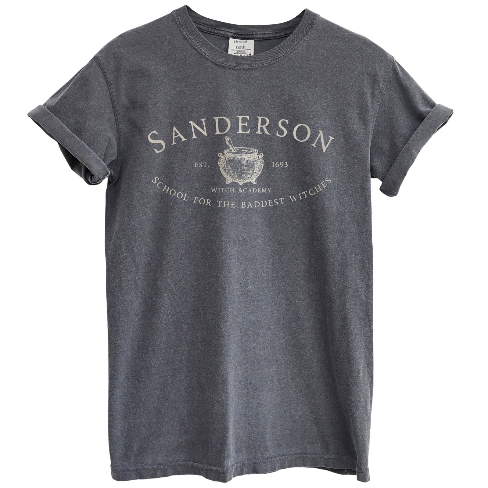 sanderson witch academy oversized garment dyed shirt