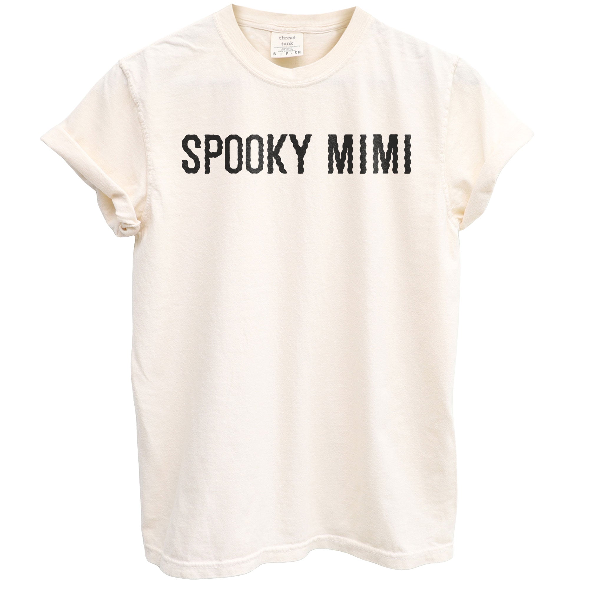spooky mimi oversized garment dyed shirt
