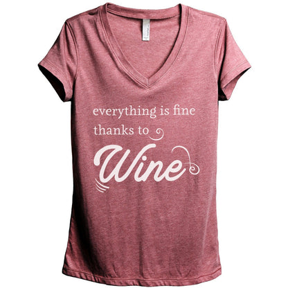 Everything Is Fine Thanks To Wine