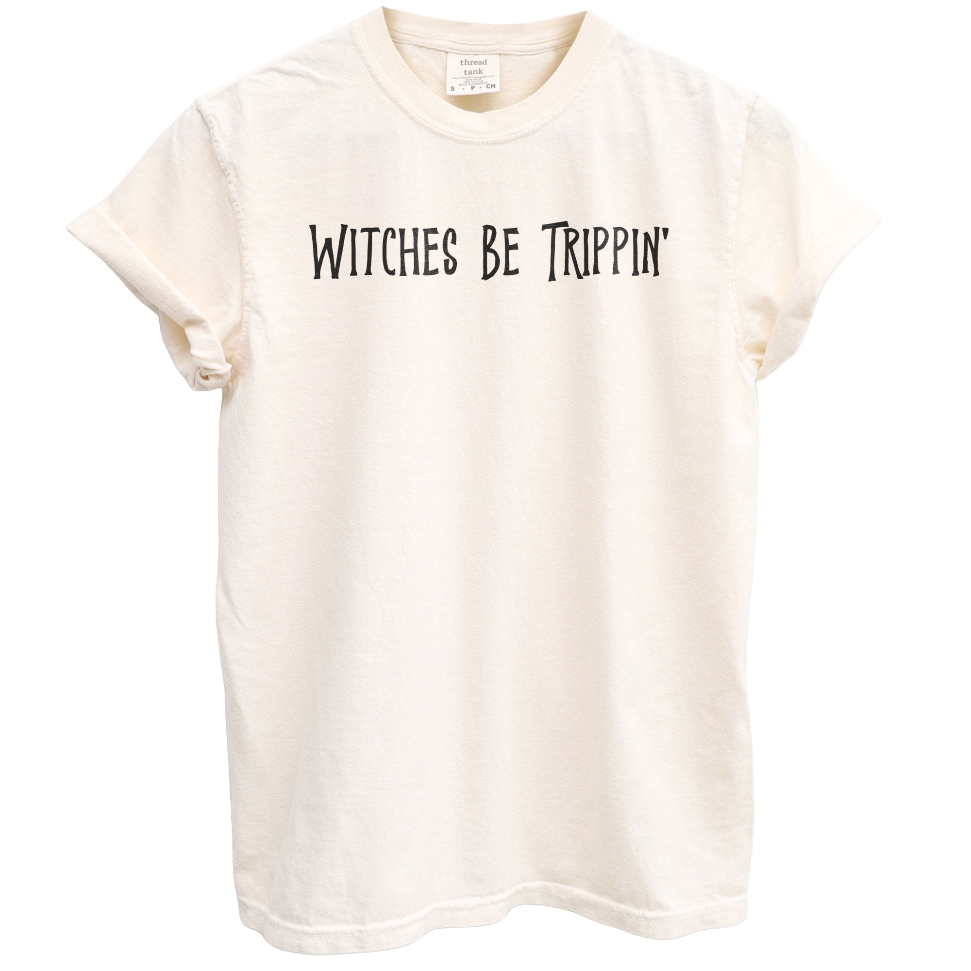 witches be trippin oversized garment dyed shirt